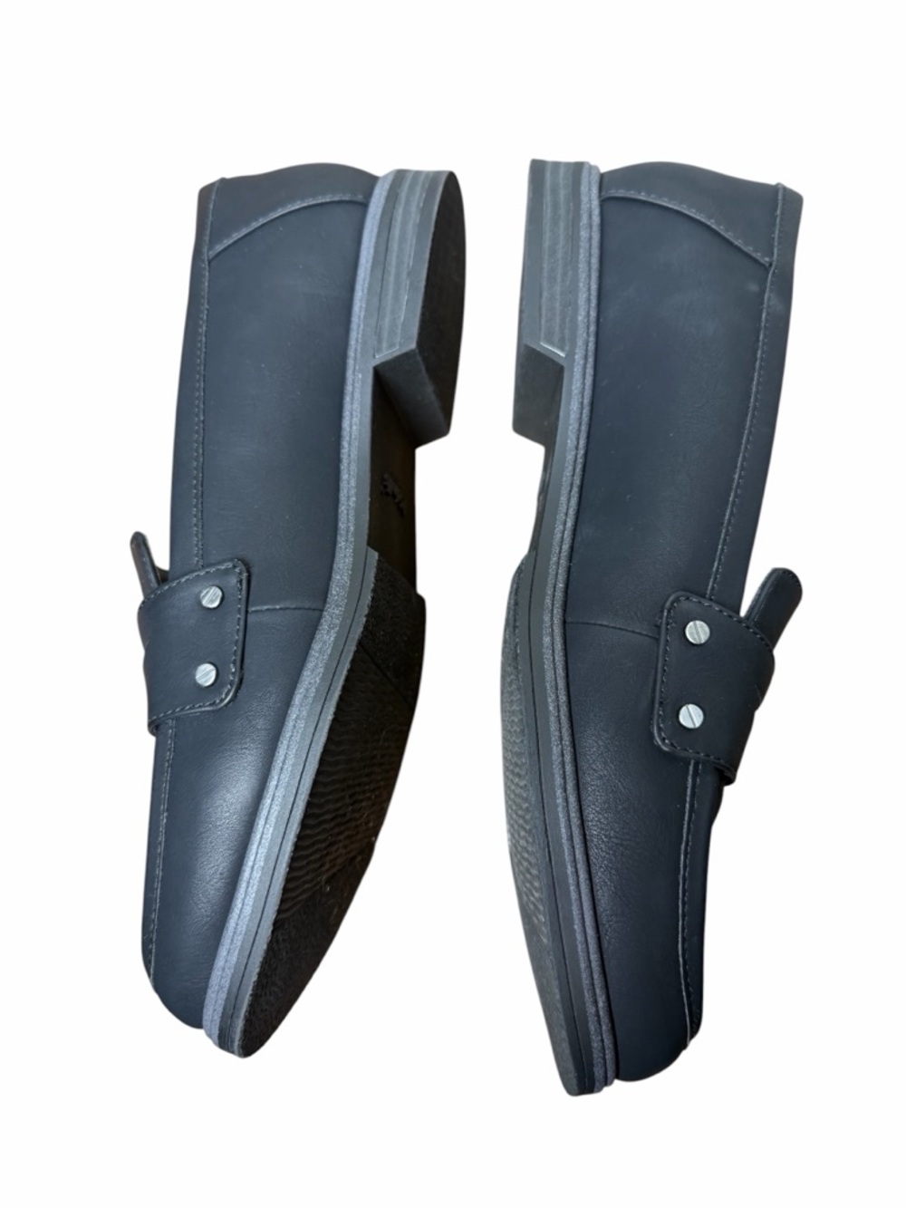 Dr Scholl’s Hello Loafer Black Studded Penny Slip On Comfort 10 - Picture 5 of 8